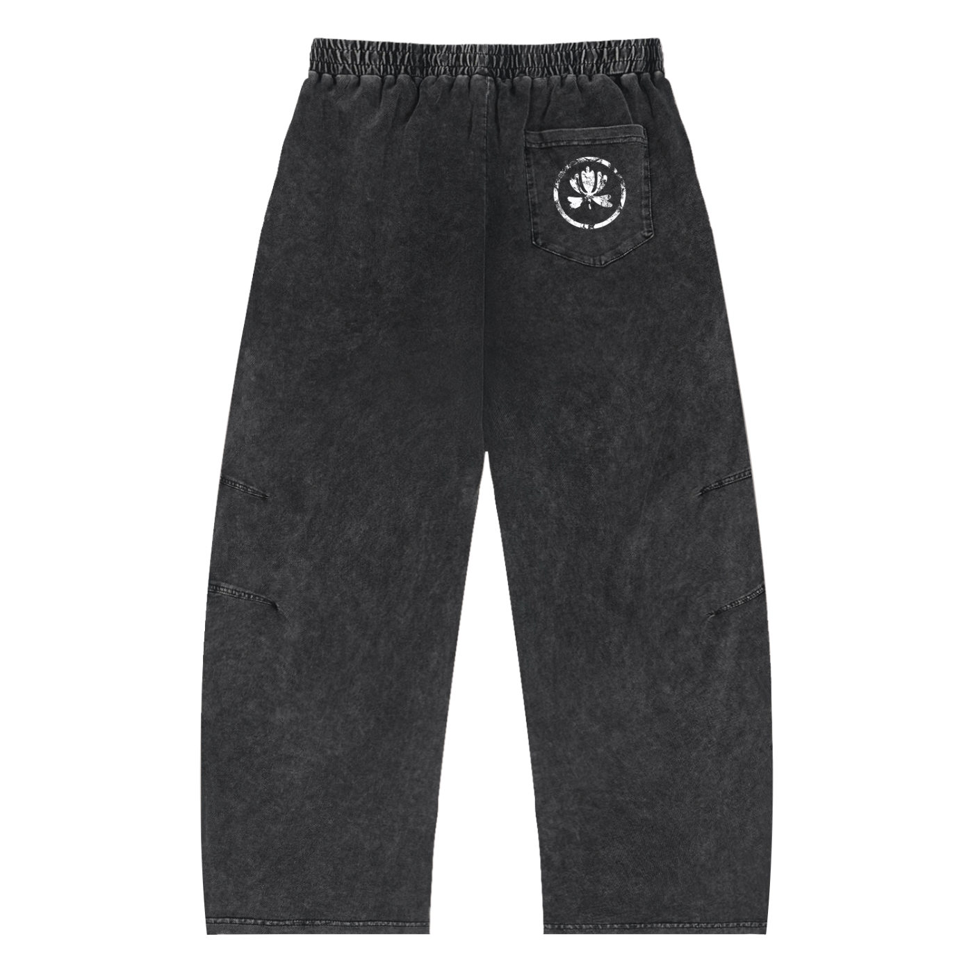 V&P Snow Wash Drawstring Cotton Pants