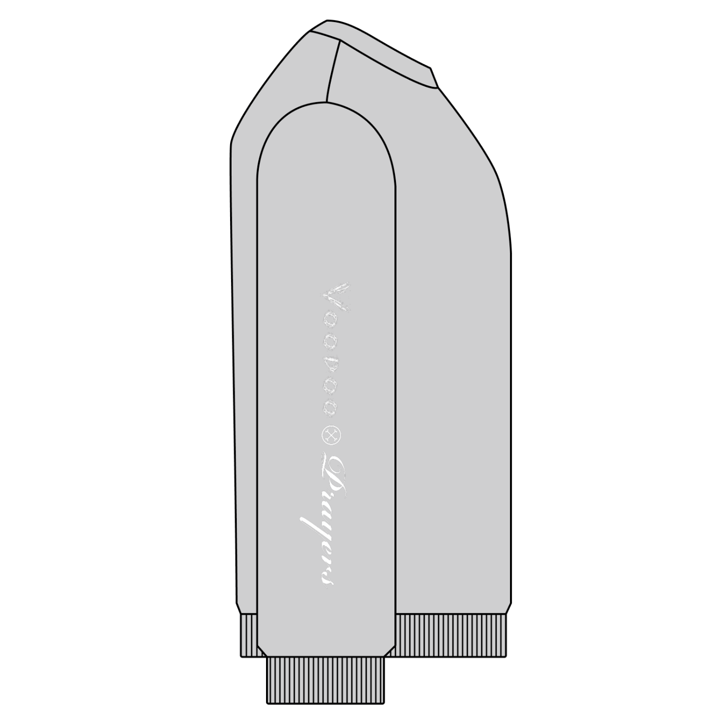 Outline of a cylindrical container with a lid on a white background