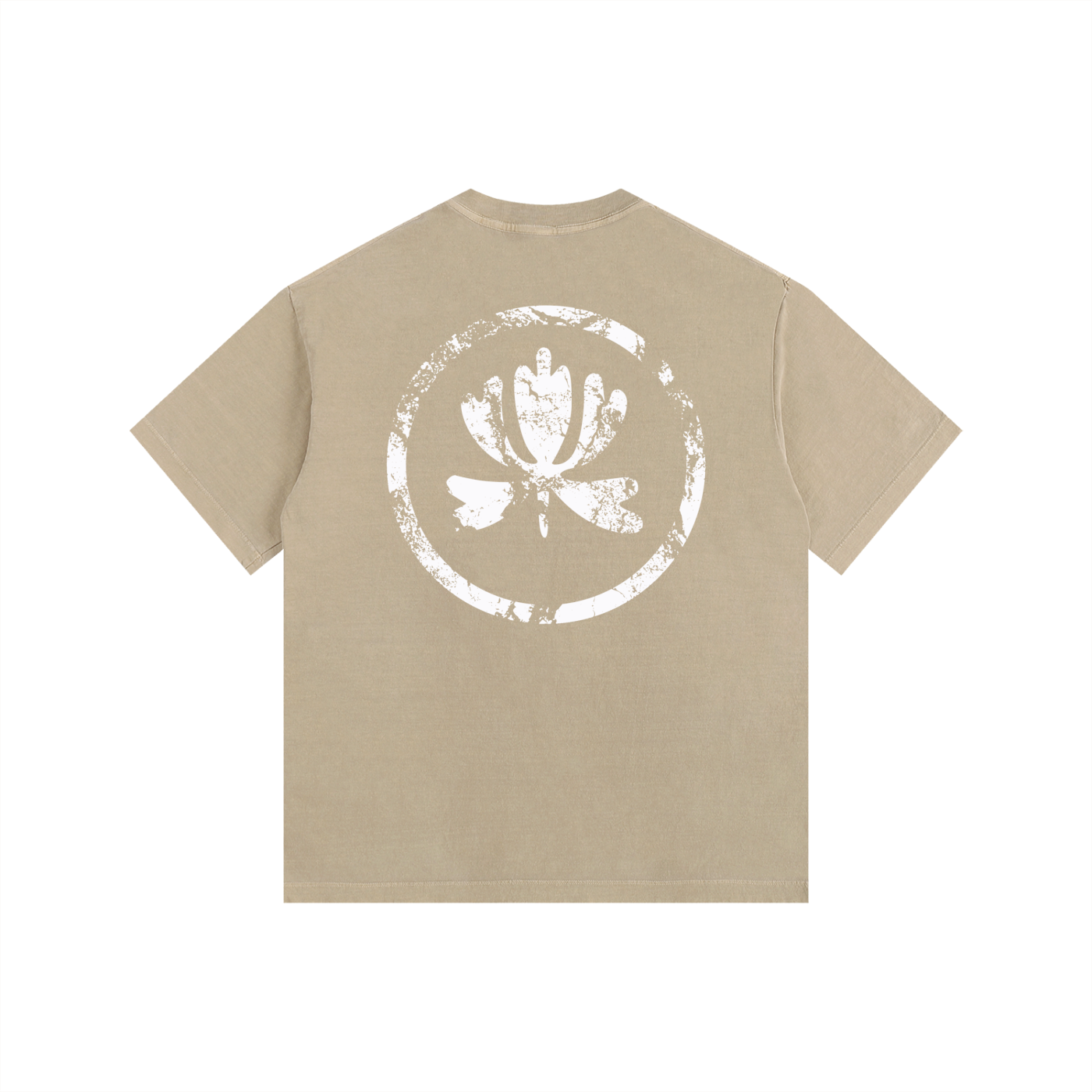 V&P Logo Stamp - Vintage Washed Oversized Cotton T-Shirt