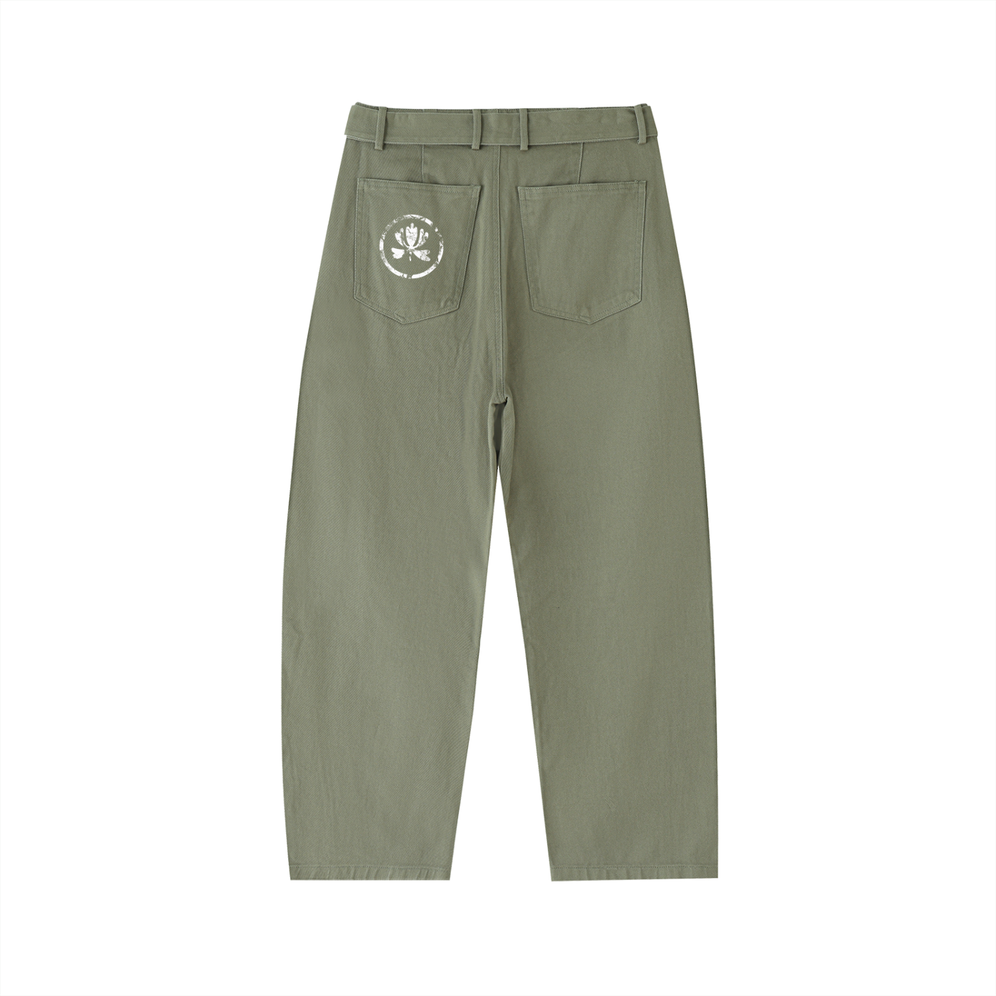 Voodoo & Prayers Barrel-leg Chino Pants
