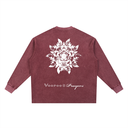 Mineral Wash Waffle Oversized T-Shirt