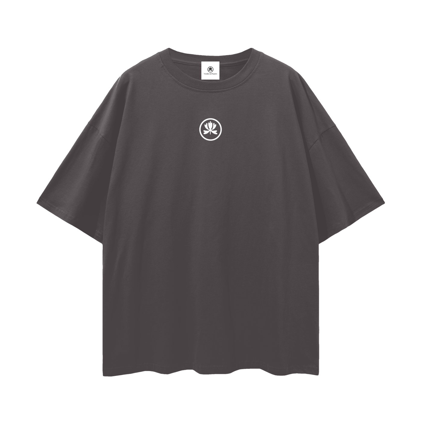 Saho - Oversize Deep Drop Shoulder Tee (Dark)