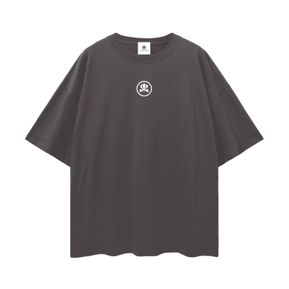 Saho - Oversize Deep Drop Shoulder Tee (Dark)