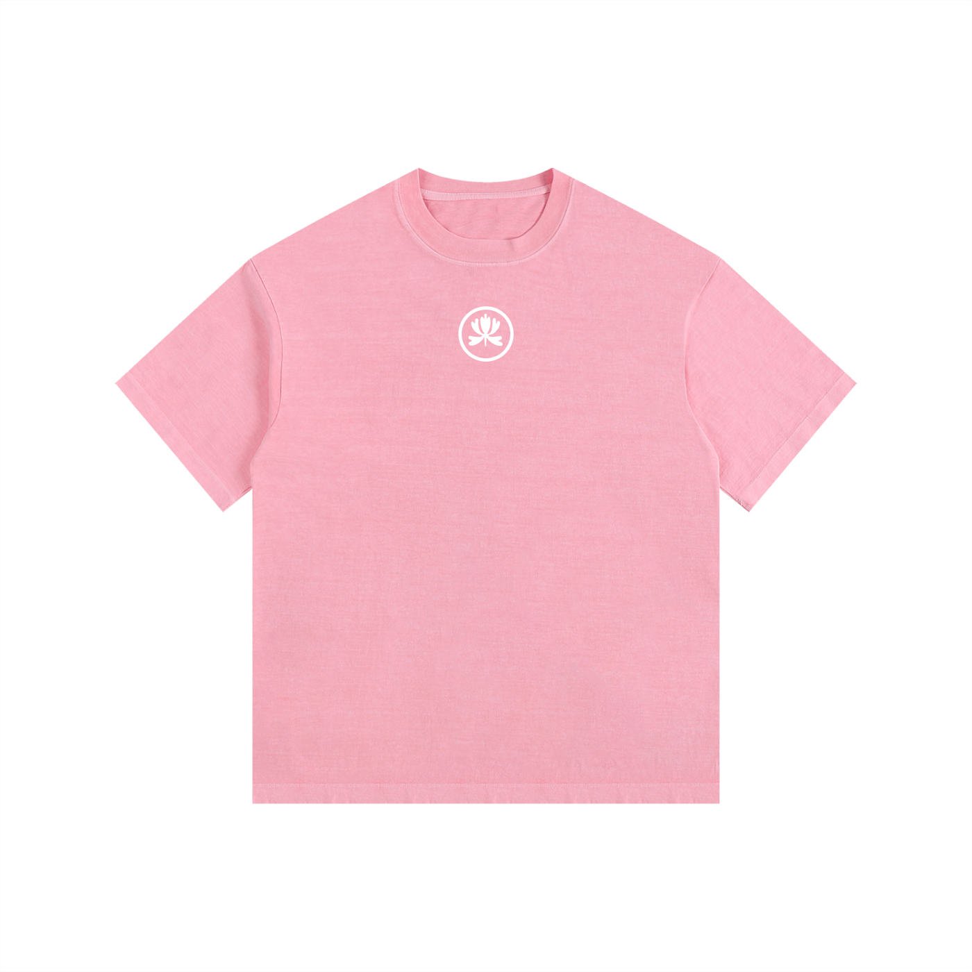 V&P Logo Stamp - Vintage Washed Oversized Cotton T-Shirt