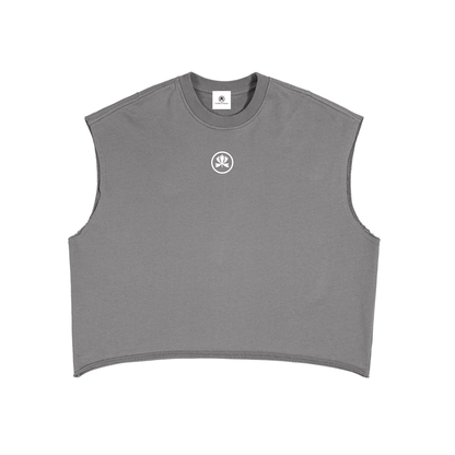 Keep Getting Stronger - French Terry Boxy Tank Top