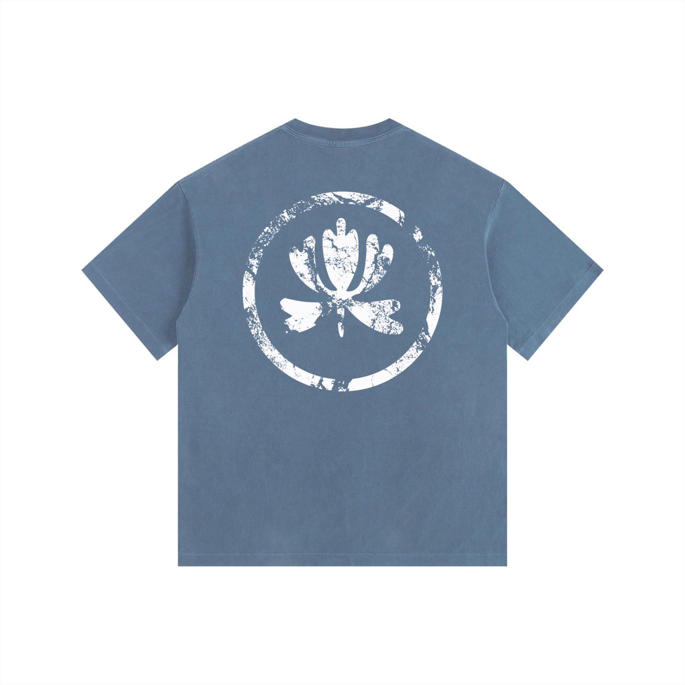 V&P Logo Stamp - Vintage Washed Oversized Cotton T-Shirt