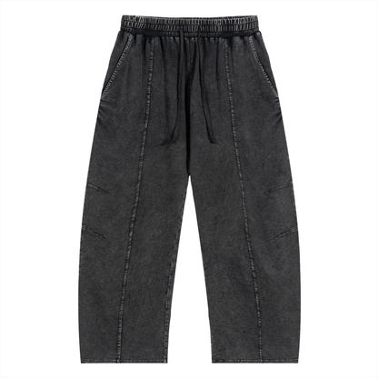 V&P Snow Wash Drawstring Cotton Pants