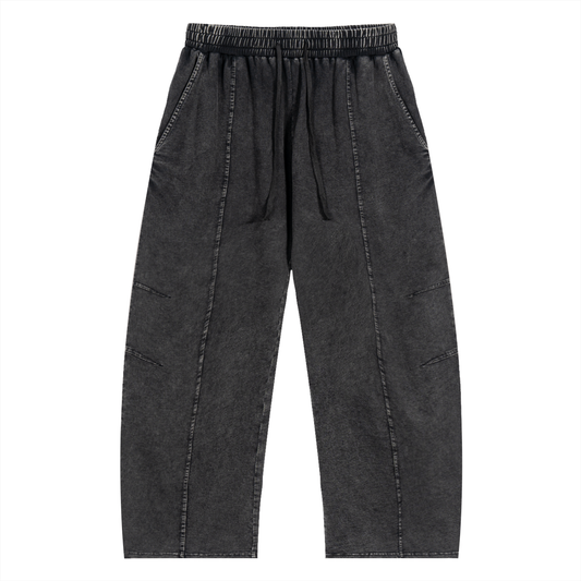 V&P Snow Wash Drawstring Cotton Pants