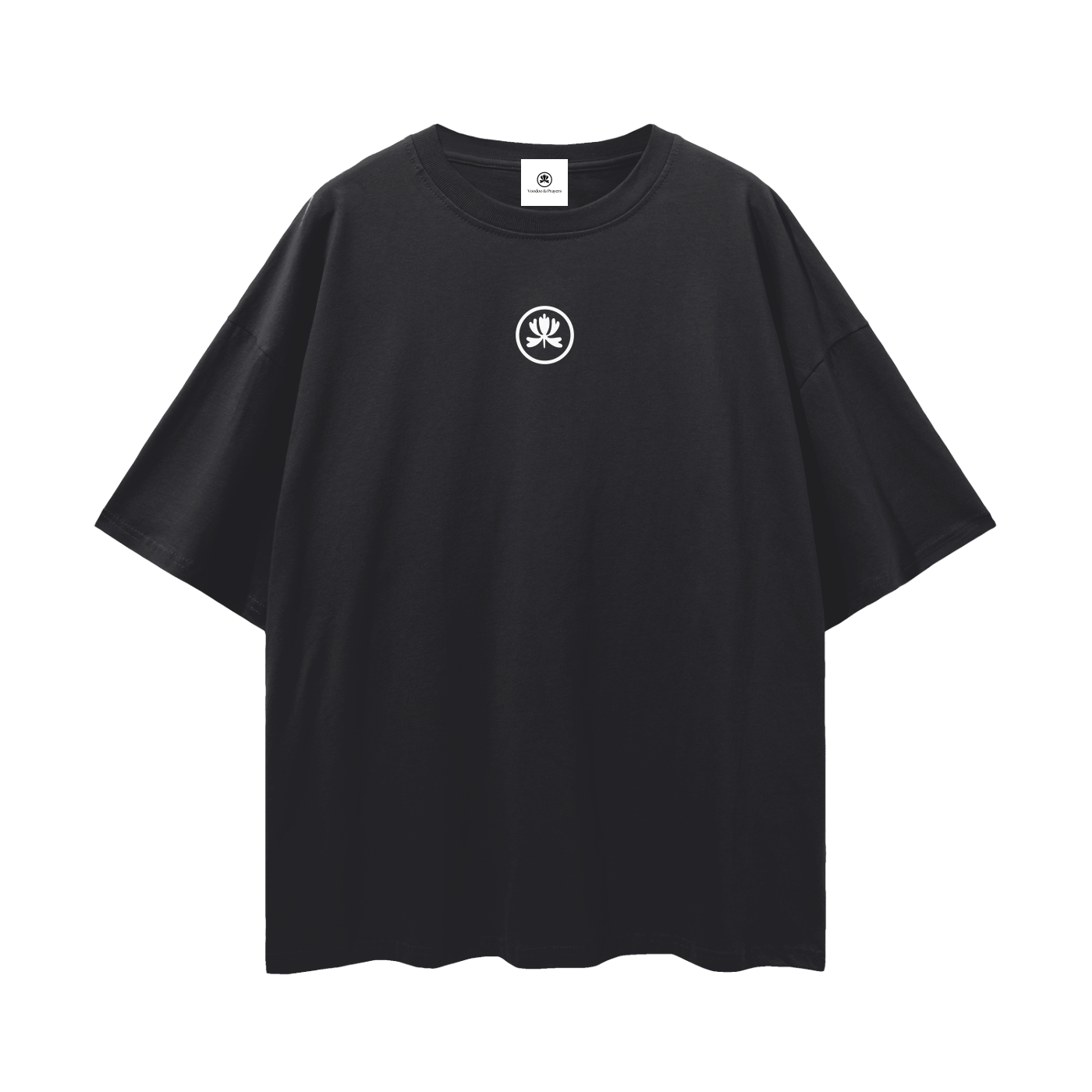 Saho - Oversize Deep Drop Shoulder Tee (Dark)